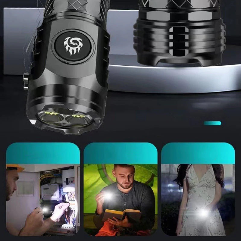 🔦 MINI LINTERNA 3 FOCOS