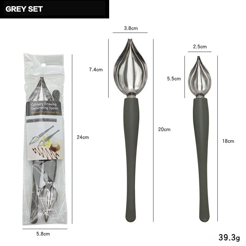 👨🍳 SET CUCHARAS DE DECORACIÓN PARA CHEF