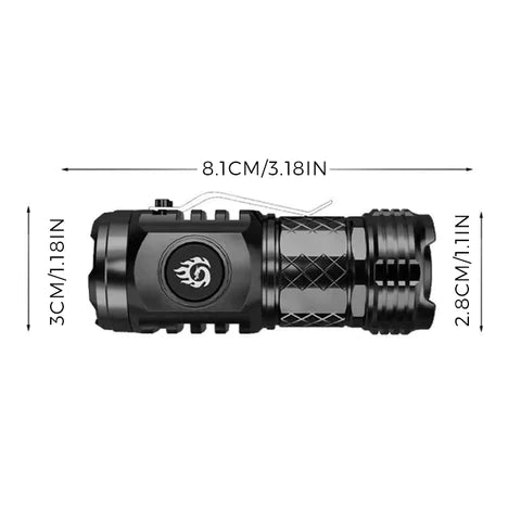 🔦 MINI LINTERNA 3 FOCOS