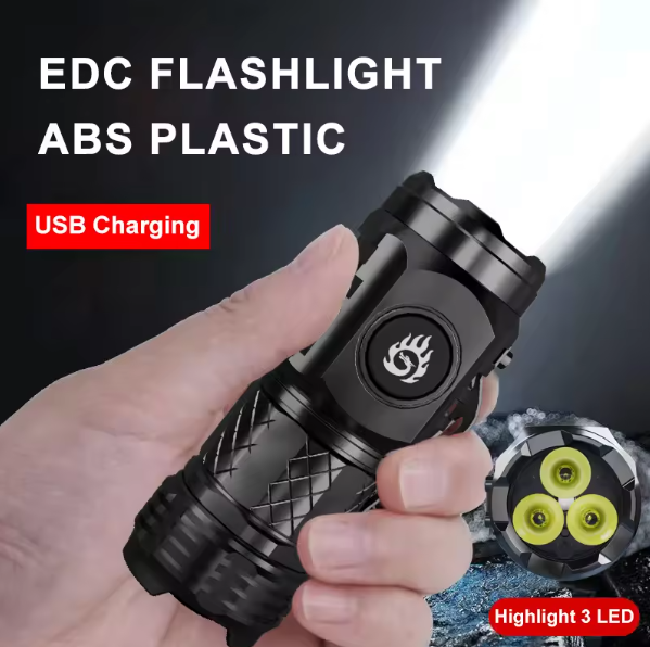 🔦 MINI LINTERNA 3 FOCOS