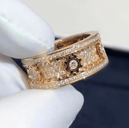 ANILLO DE BANDA 3D GEOMÉTRICO 🤩